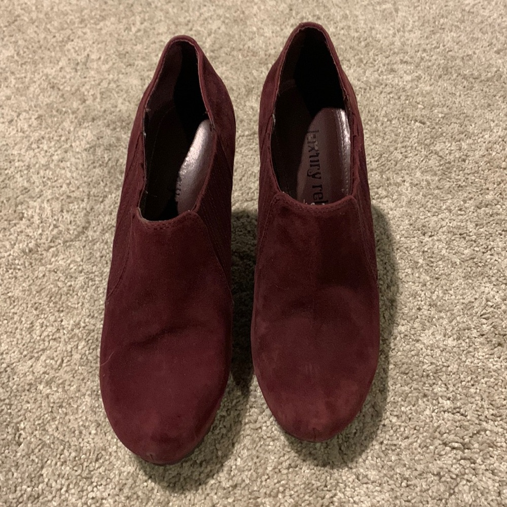 Luxury Rebel size 38M booties with 3” heel